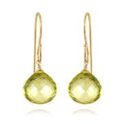 New! Briolette Dangles-Lemon Topaz