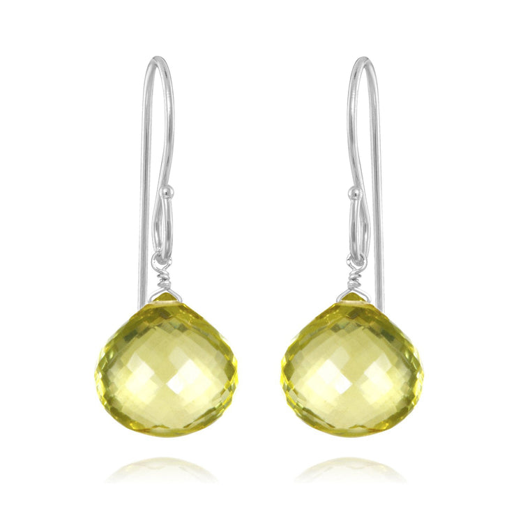 New! Briolette Dangles-Lemon Topaz