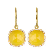 New! Paris Cushion Cut-Yellow
