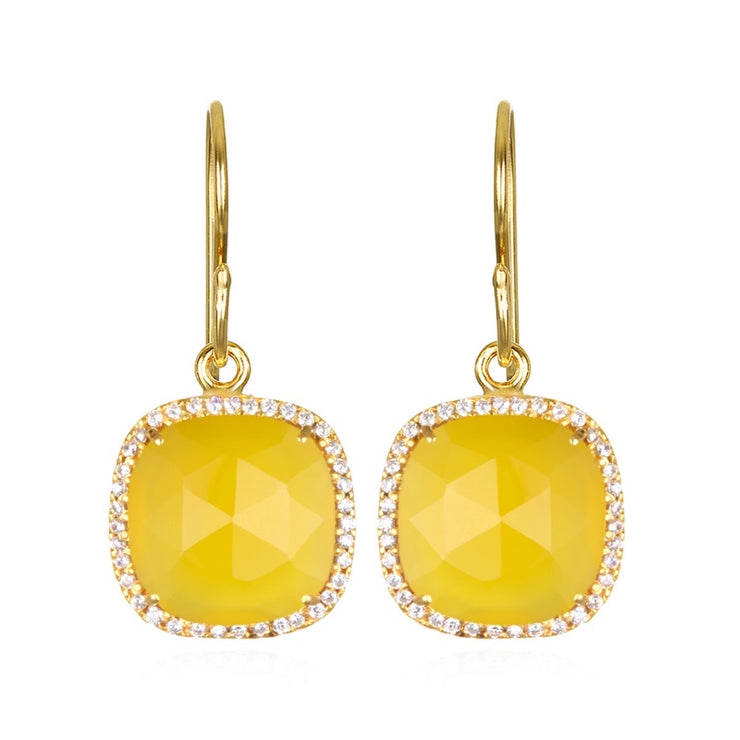 New! Paris Cushion Cut-Yellow