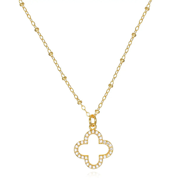 New!  Clover Pendant Necklace