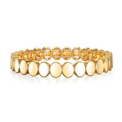 New!  Golden Oval Bracelet