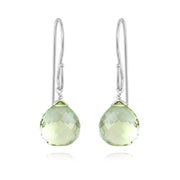 New! Briolette Dangles-Green Amethyst