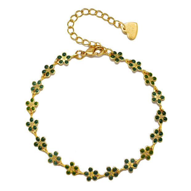 Daisy Bracelet-Green