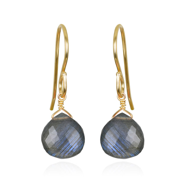 New! Briolette Dangles-Labradorite