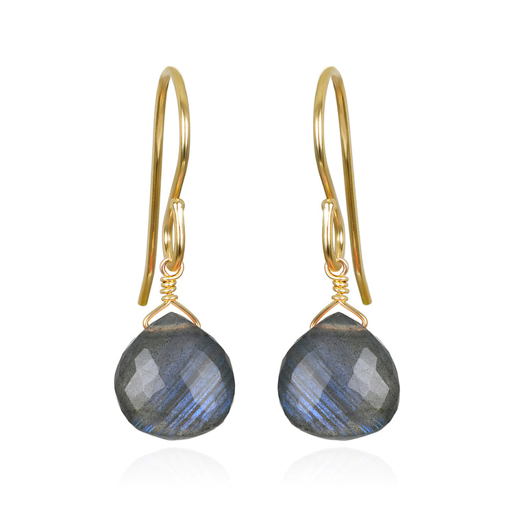 New! Briolette Dangles-Labradorite
