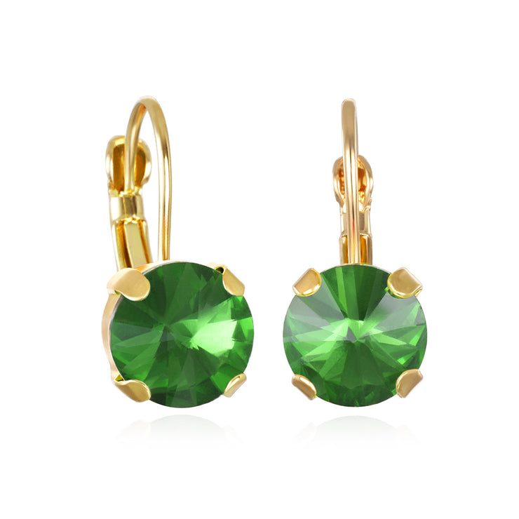 London Solitaire Earring-Clover