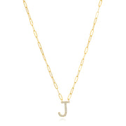 New! Grand Diamond Initial Necklace-All Letters