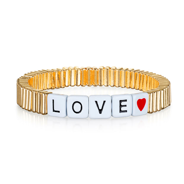 Love Enamel Bracelet