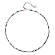 Beaded Layering Necklace-Fluorite