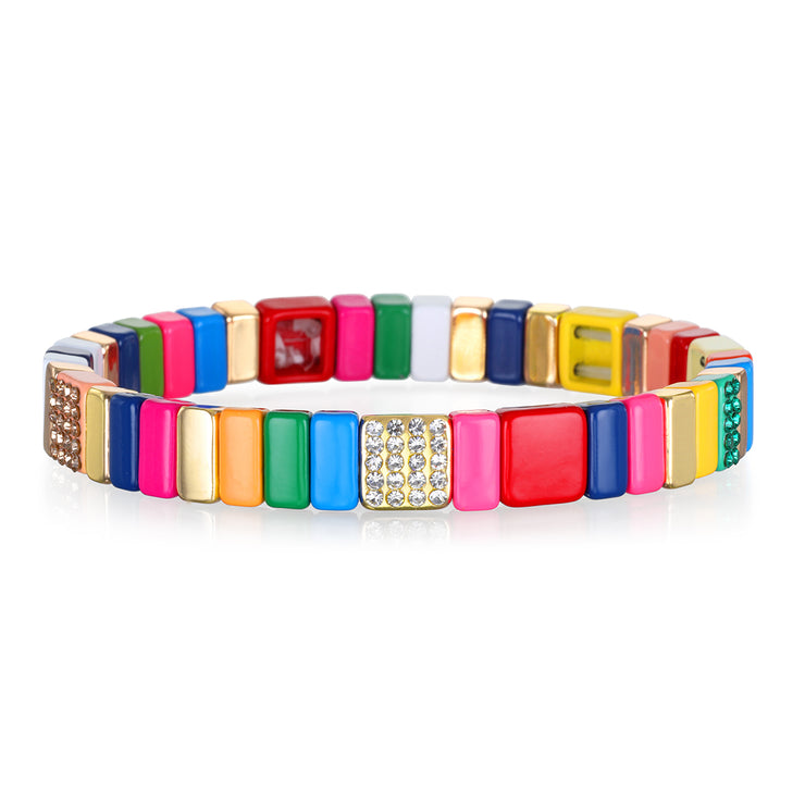 Sparkle Bold Rainbow Bracelet