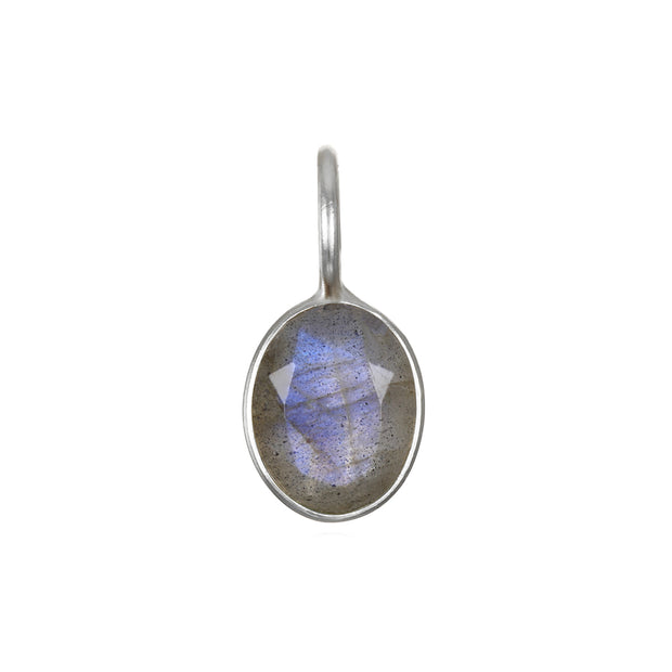 Labradorite Oval Charm