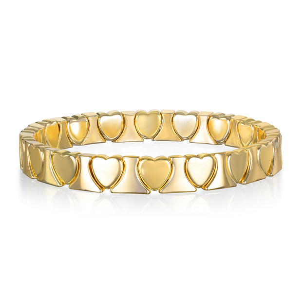 Golden Hearts Bracelet