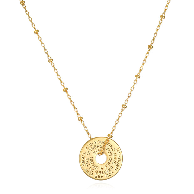 Inspiring Coin Necklace