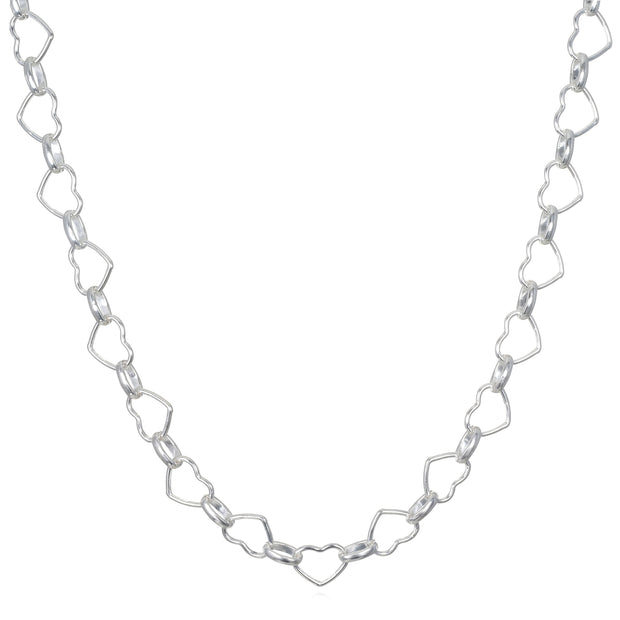 New! Interlocking Heart Choker