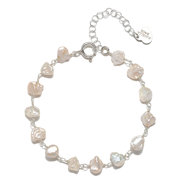New!  Keshi Pearl Bracelet