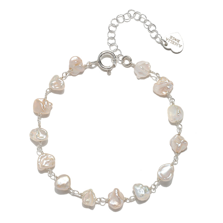 New!  Keshi Pearl Bracelet