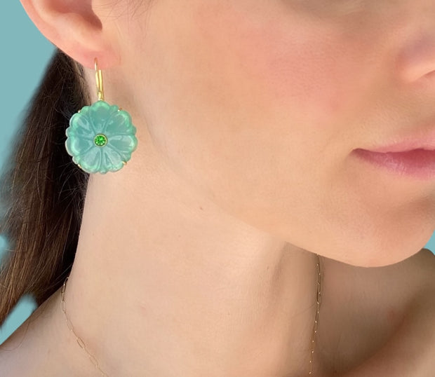 Magnolia Earring - Teal