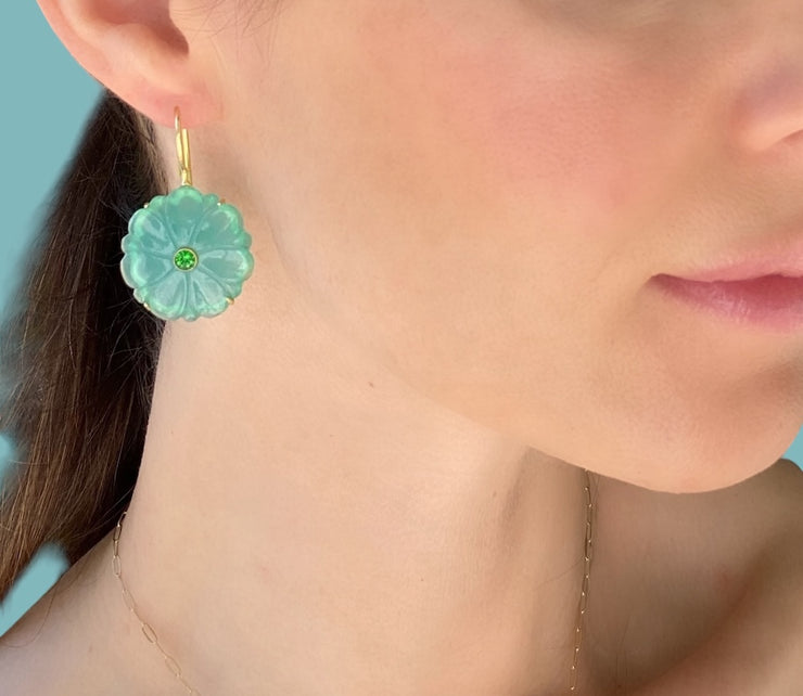 Magnolia Earring - Teal