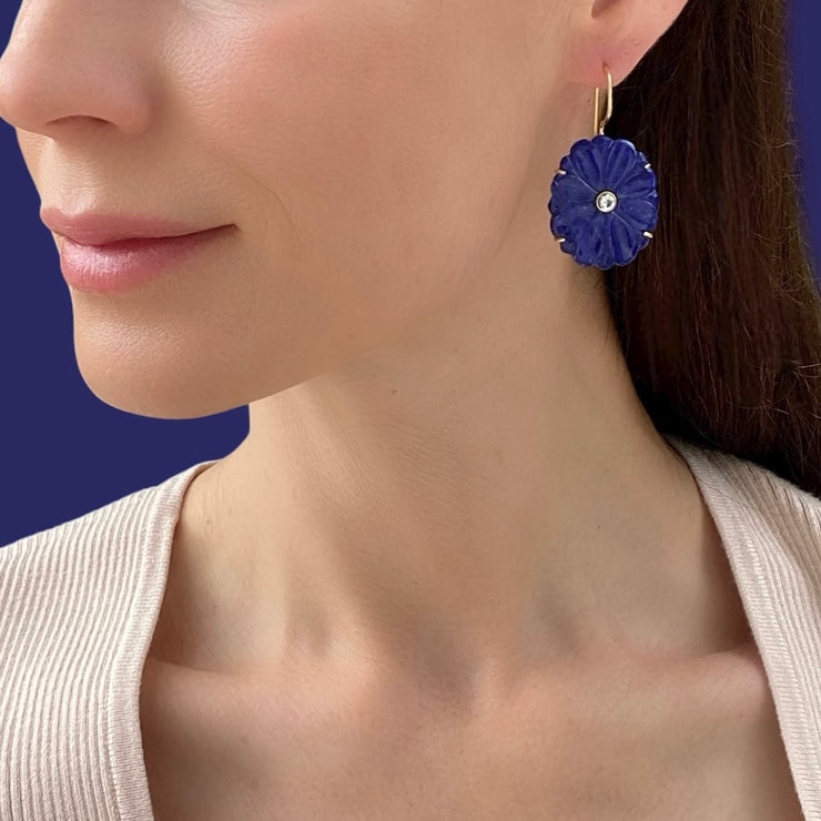 NEW! Marigold Earring - Lapis