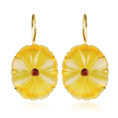 NEW! Marigold Earring - Yellow Onyx