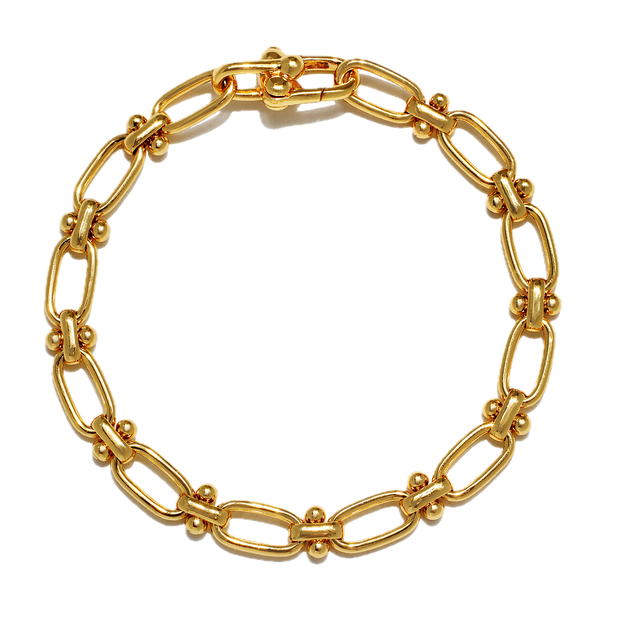 New! Statement Oval Bracelet