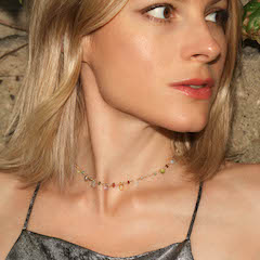 Wildflower Choker-Gold