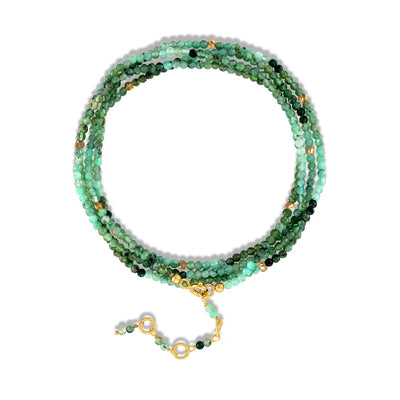New! Gemstone Sparkle Wrap-Emerald