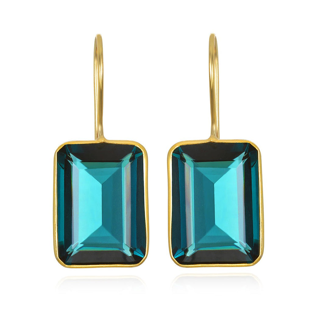 Emerald Cut Valencia Emerald Green Gold
