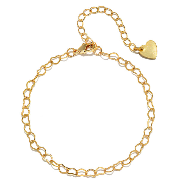 Back in stock! Heart Link Bracelet