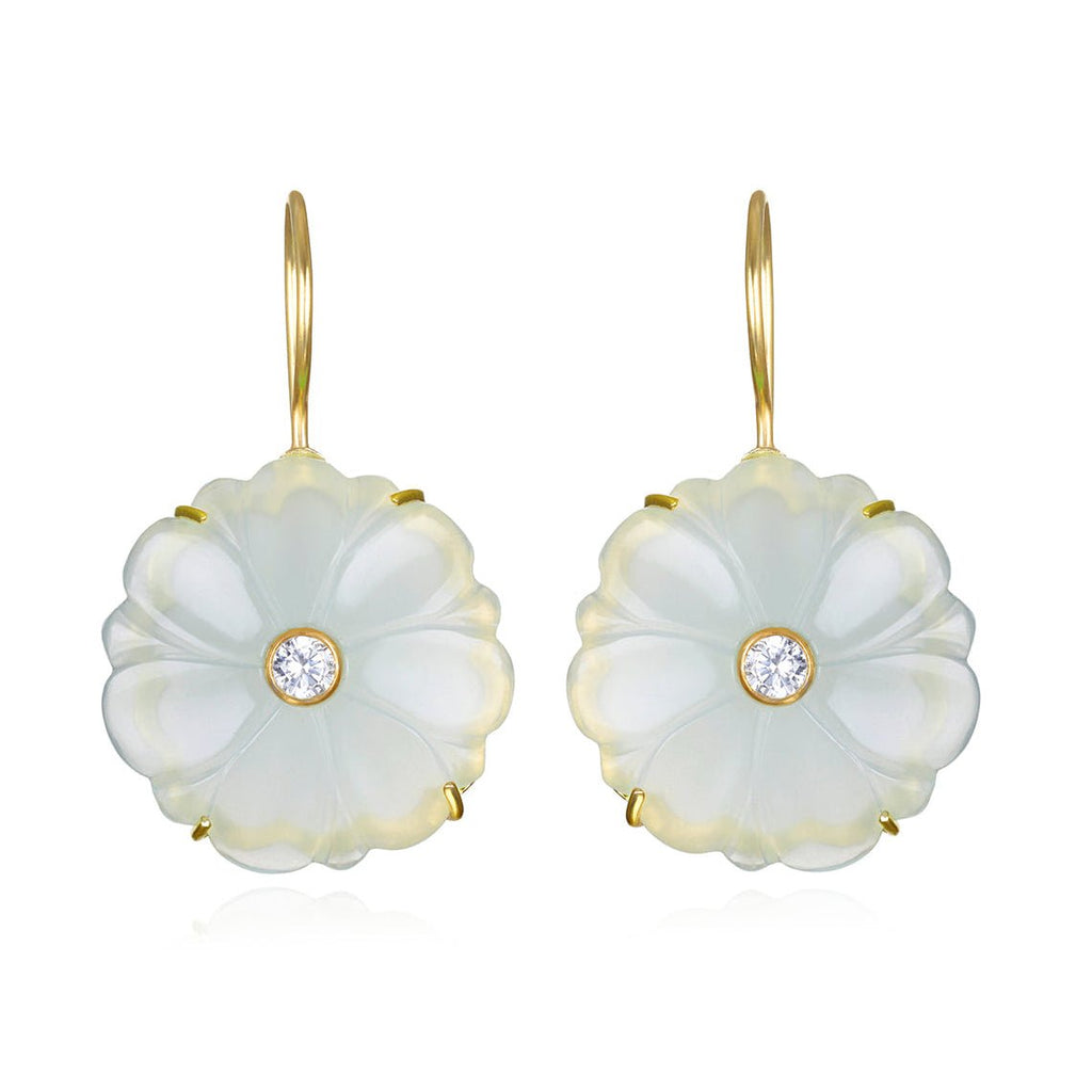 seed and sage flower earrings Magnolia Earring