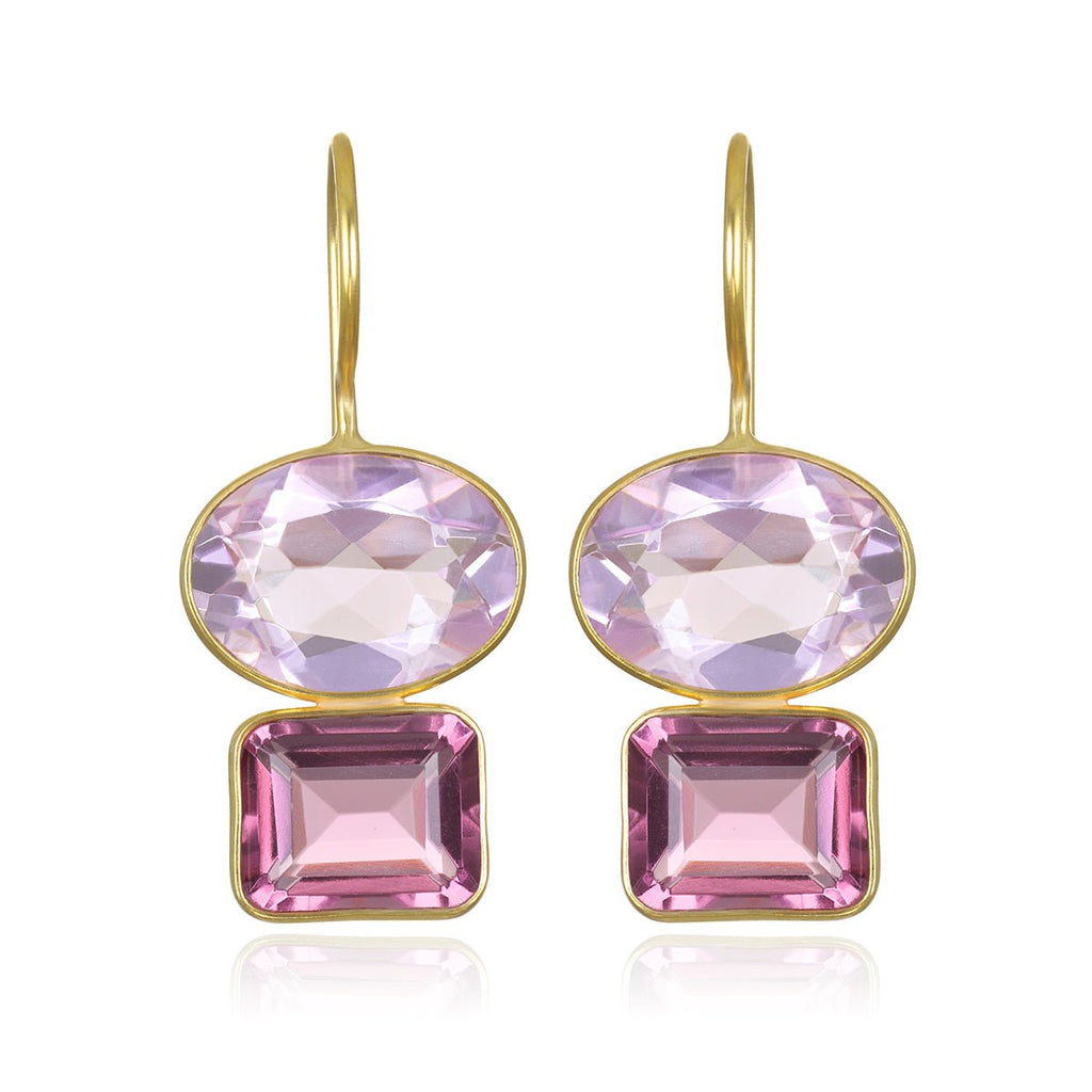 Double Valencia Earring Blush &