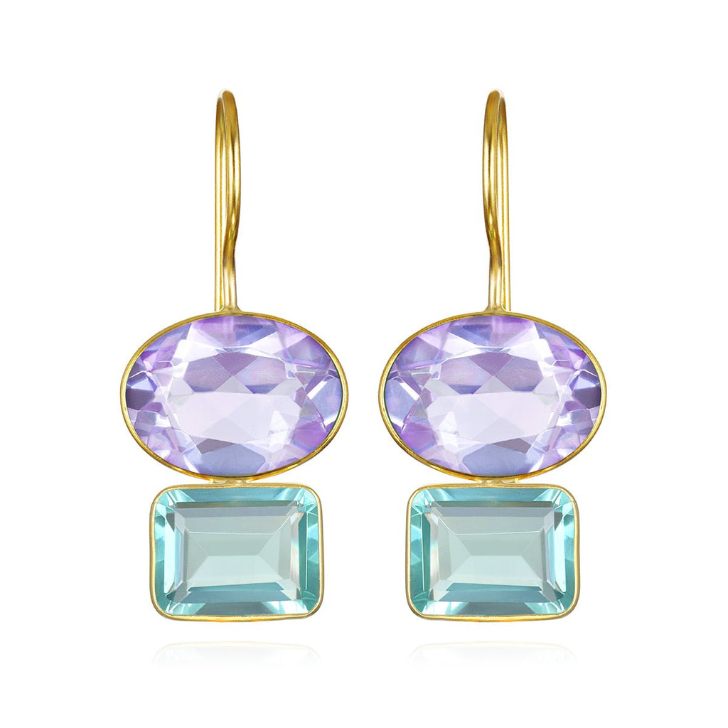 Double Valencia Lilac & Sky Blue
