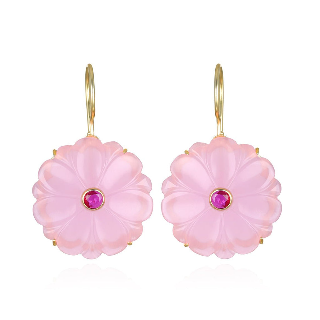 Magnolia Earring Strawberry
