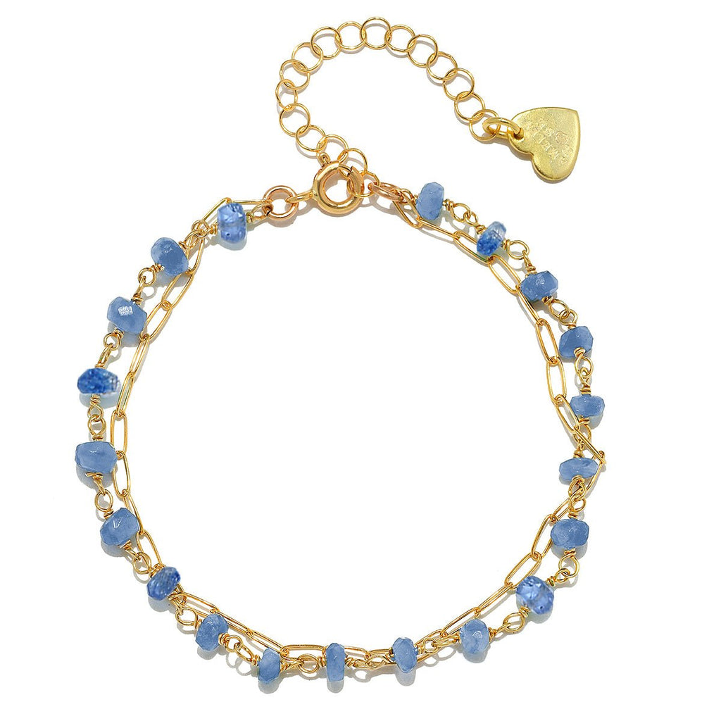 Paperclip Bracelet Kyanite