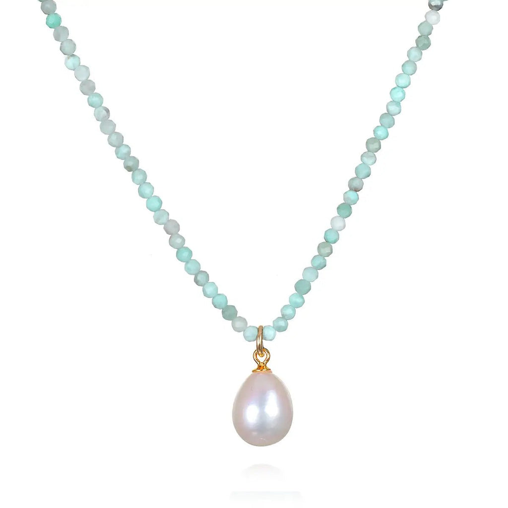Pearl Choker Larimar