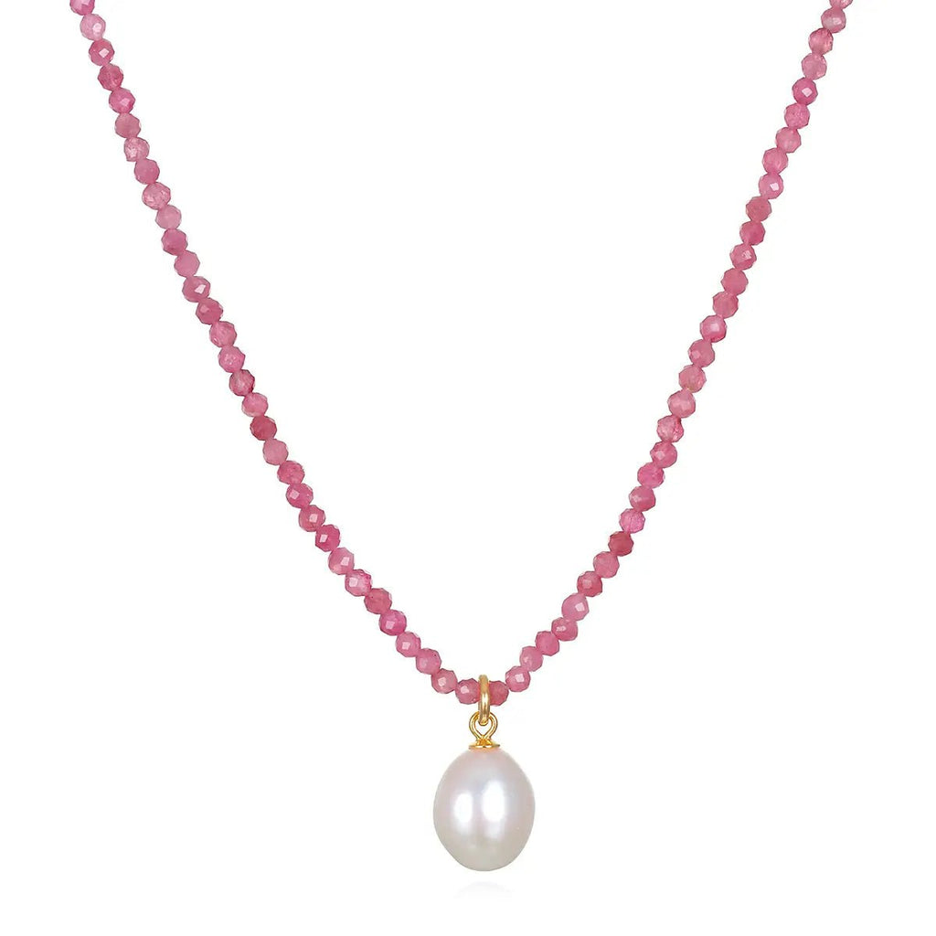 Pearl Choker Tourmaline
