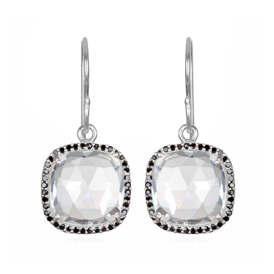Paris Cushion Cut Earring Clear