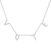 New!  Diamond VOTE Necklace