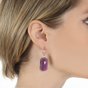 Paris Emerald Earring Violet Gold
