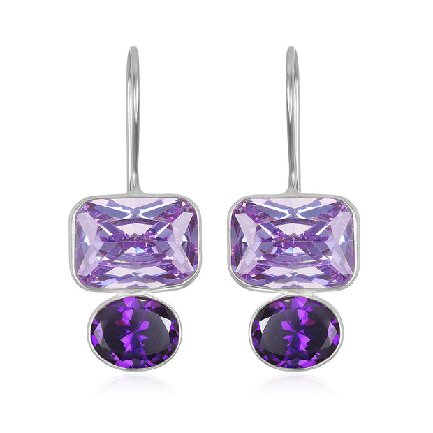 Valencia Earring - Lilac & Violet