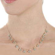 Cabo Gems Necklace-Sky Blue Teardrop