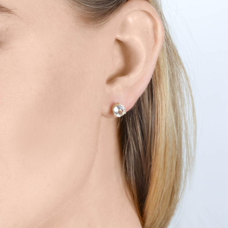 Birthstone Earring-January Garnet