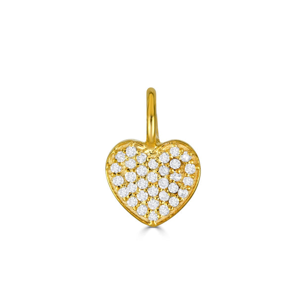 Diamond Heart Charm