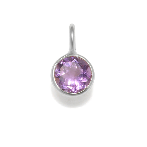 Birthstone Charms - Silver