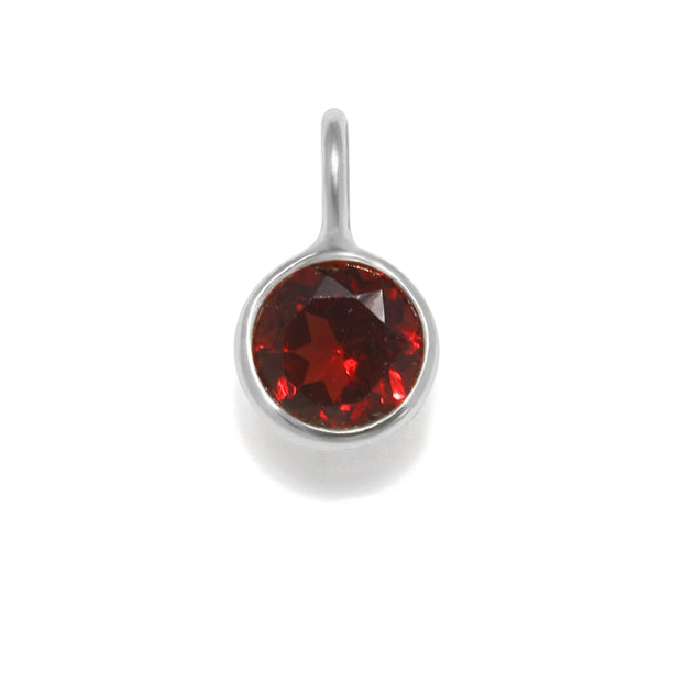 Birthstone Charms - Silver