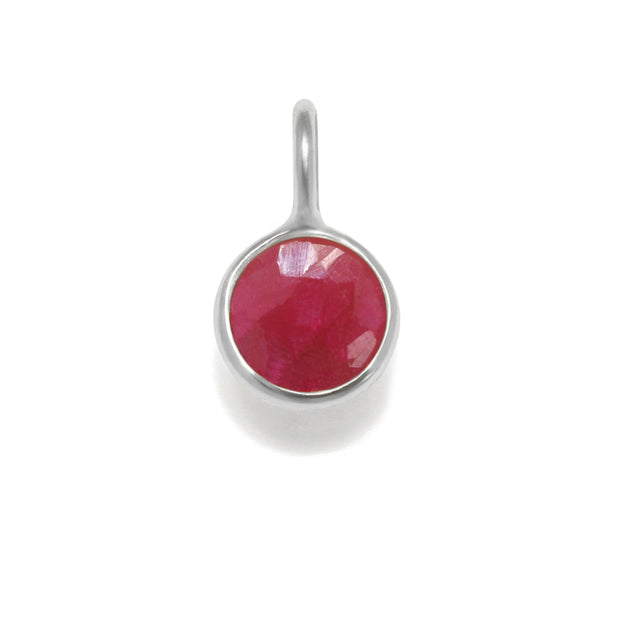 Birthstone Charms - Silver