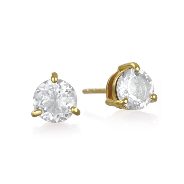 Birthstone Earring-April White Topaz