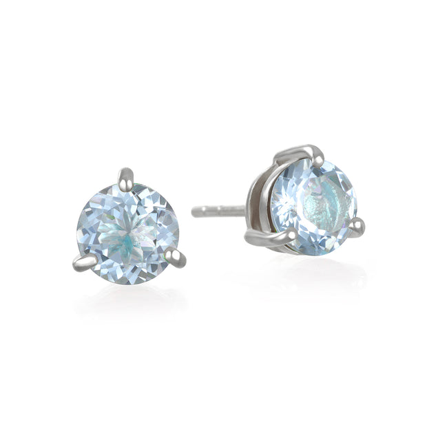 Birthstone Earring-March Aquamarine