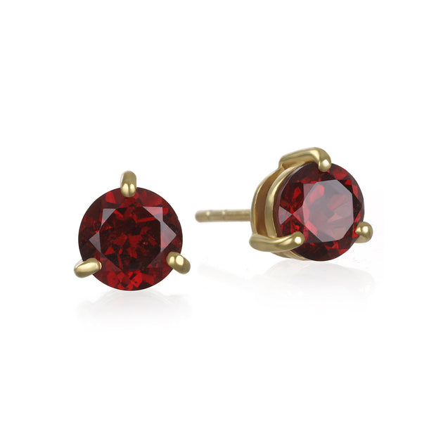 Birthstone Earring-January Garnet